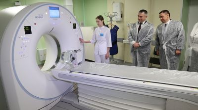 CT scan room opens in Mozyr cancer clinic 