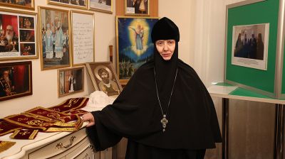 Nuns of Holy Nativity of the Mother of God Convent in Grodno cast their vote