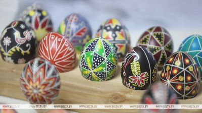 Easter egg decoration festival in Grodno District