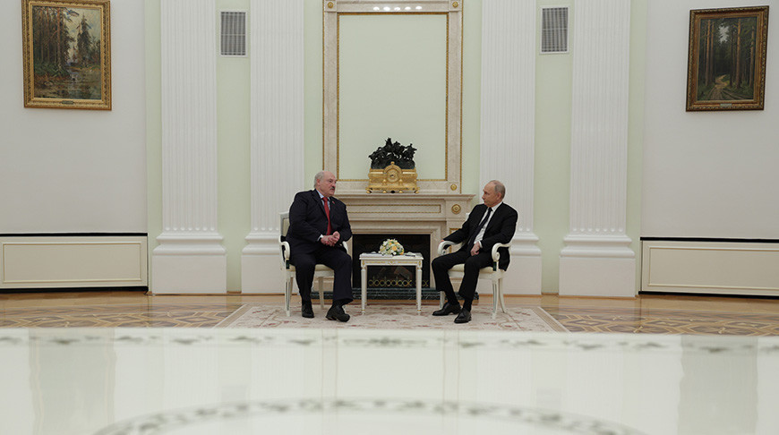 Lukashenko, Putin meet in Moscow