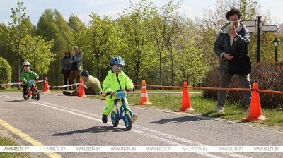 Kids' cycling festival in Minsk 
  
 