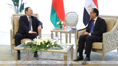 Prime ministers of Belarus, Egypt meet in Cairo
  
 