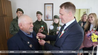 Victory Day congratulations for war participants from Orsha