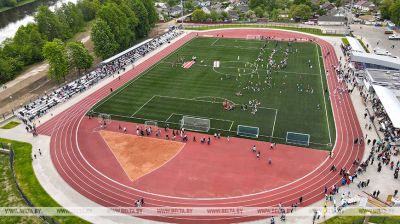 Renovated stadium unveiled in Mosty 