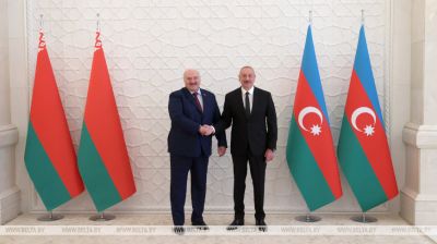 Lukashenko, Aliyev meeting in Zagulba Presidential Palace  