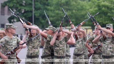 Belarusian military gearing up for Independence Day parade