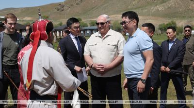 Lukashenko visits Mongolian culture center