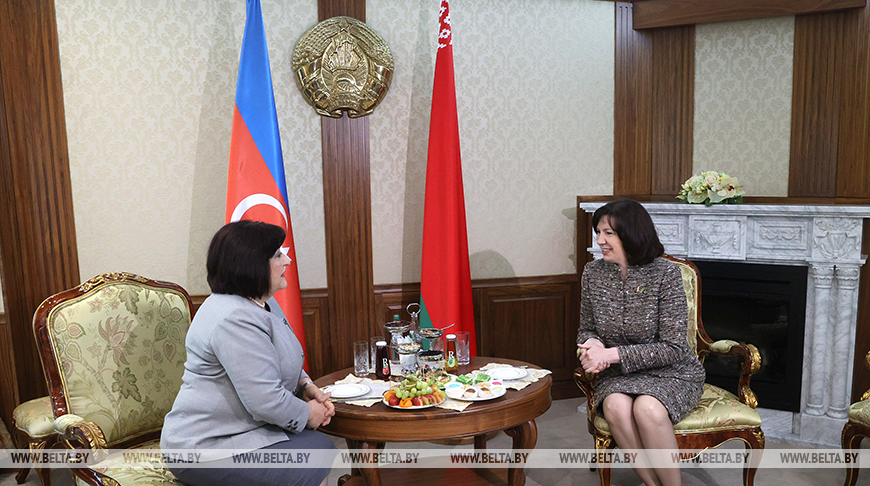 Azerbaijan's parliamentary delegation visiting Belarus
  
 