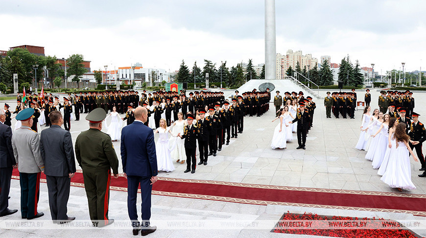 Minsk Suvorov Military School graduation ceremony