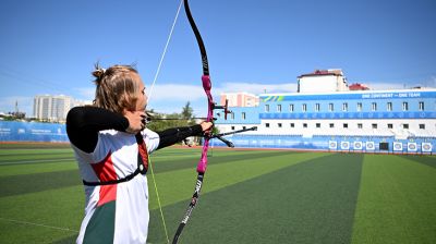 Gleb Akunevich wins bronze in archery at Children of Asia Games