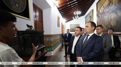 Belarus’ PM visits Simon Bolivar birthplace house in Caracas