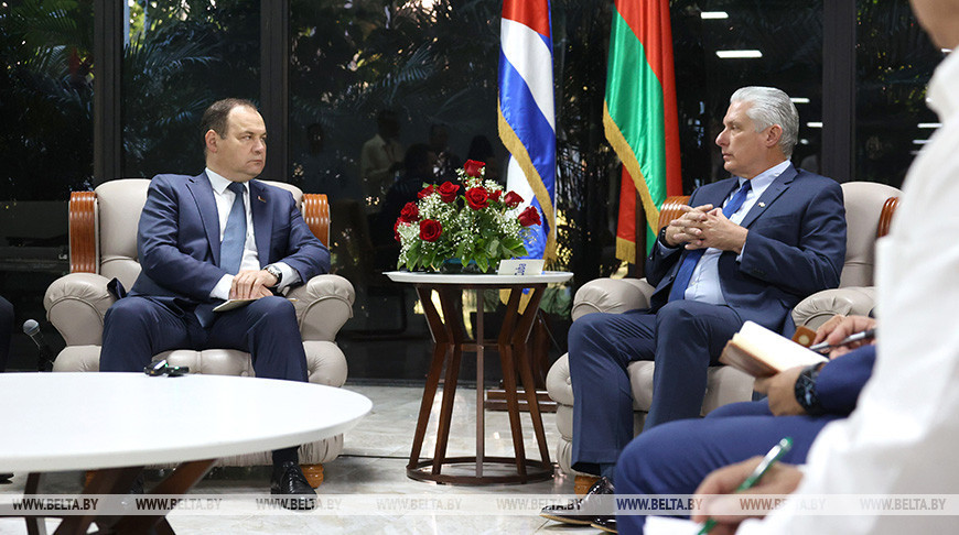 PM: Belarus, Cuba absolutely understand, support each other at political level