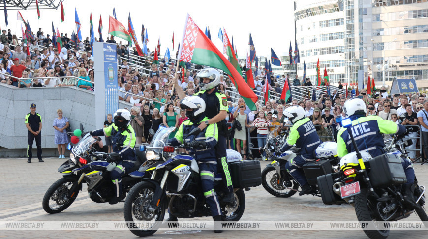 Minsk police marks 80th anniversary