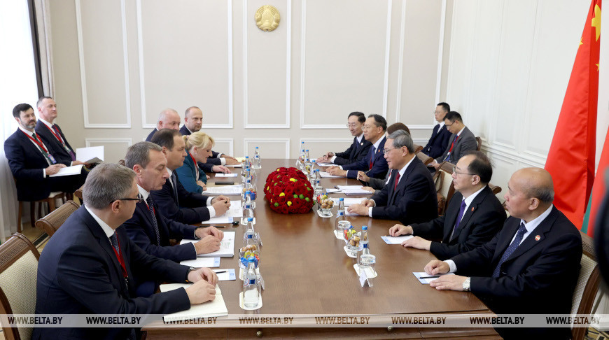 Golovchenko, Li hold talks in Minsk 