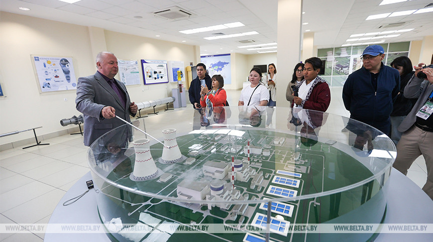 Journalists from Kazakhstan, Belarus visit BelNPP