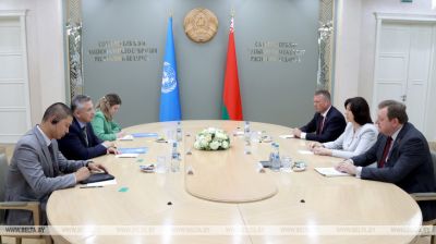 Kochanova meets with UN resident coordinator in Belarus