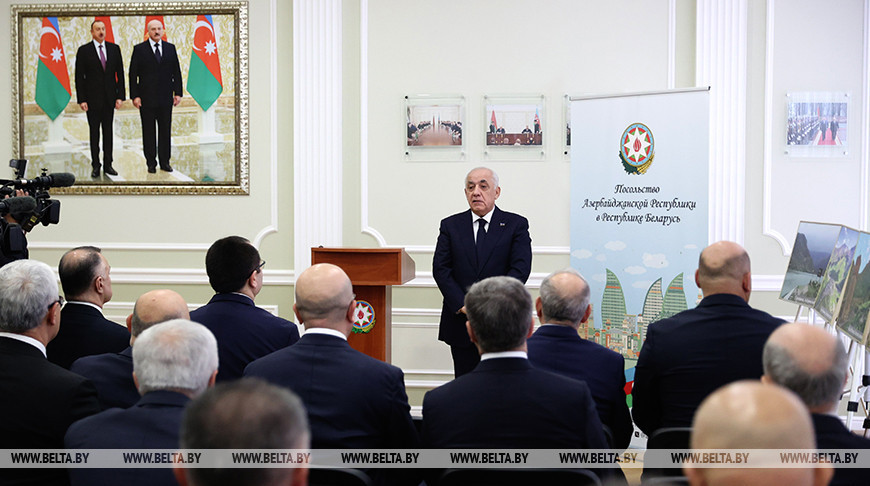 Ali Asadov visits Azerbaijan’s embassy in Belarus