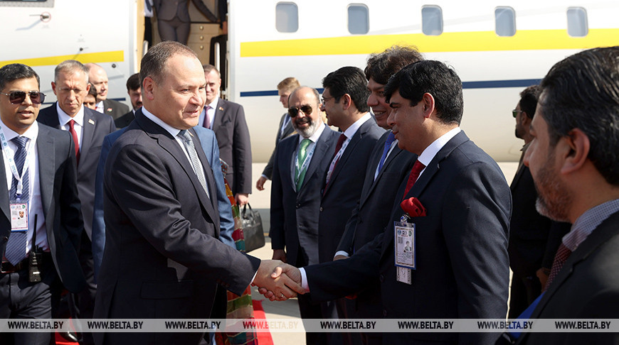 Belarusian PM touches down in Islamabad