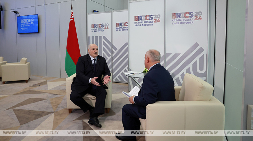 Lukashenko interviewed by BBC on sidelines of BRICS summit