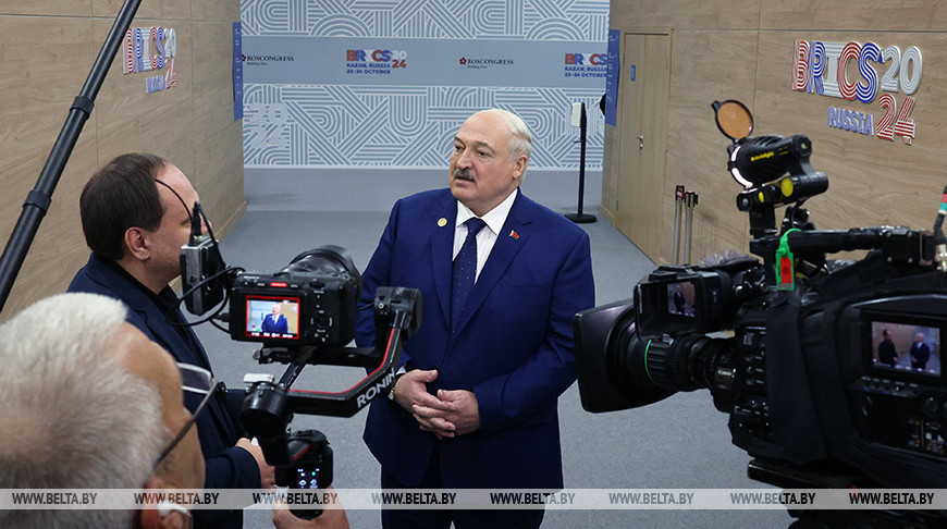 Lukashenko interviewed by NTV channel