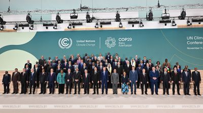 Lukashenko
arrives at World Climate Summit 2024 in Baku 