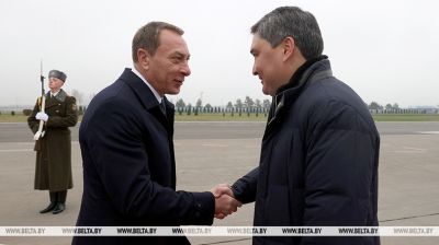 Kazakhstan's PM arrives in Belarus on working visit