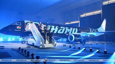  Belavia’s unveils Dinamo Minsk-themed aircraft 