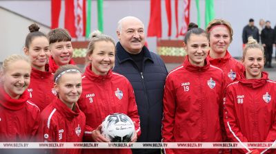 Lukashenko visits renovated Traktor Stadium in Minsk