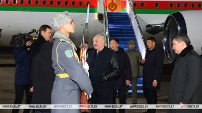 Lukashenko arrives in Kazakhstan for CSTO summit
  
 