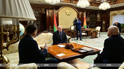 Lukashenko meets with Mezentsev