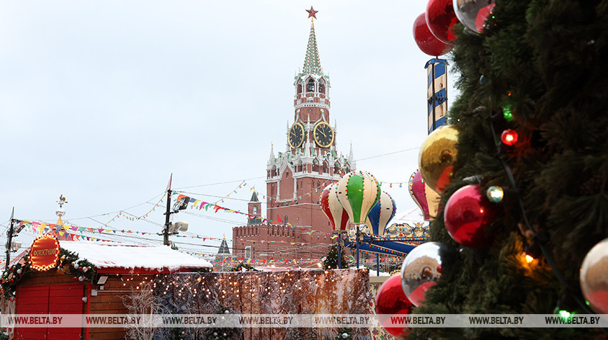 Holiday spirit in Moscow