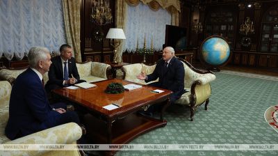 Lukashenko meets with Moscow mayor