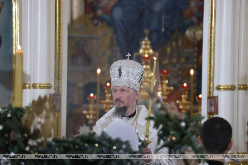 Christmas service in Minsk