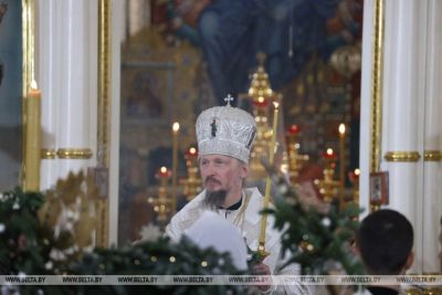 Christmas service in Minsk