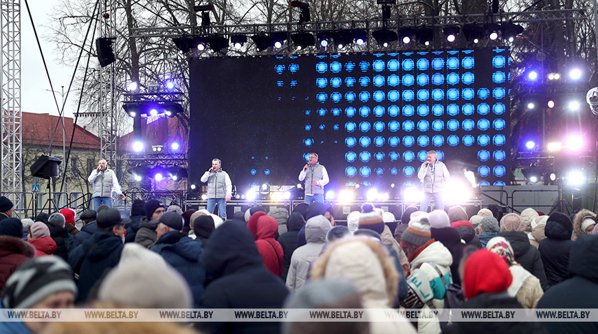 Winter festival in Kobrin