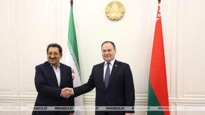 Belarusian PM, Iranian minister meet in Minsk