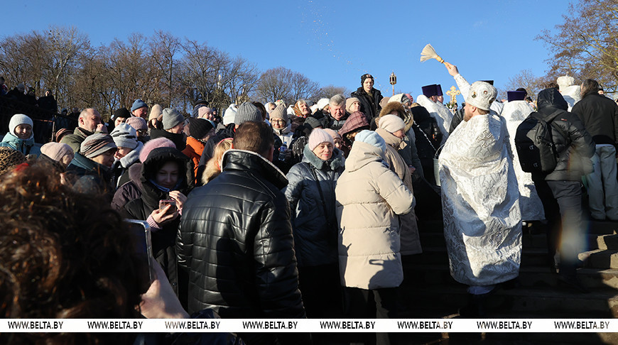 Epiphany celebrations in Gomel