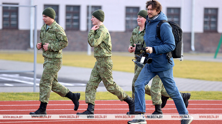 TF1 crew visit Brest 