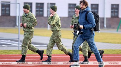 TF1 crew visit Brest 