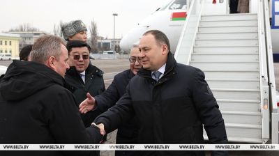 Belarus' PM arrives in Kazakhstan on working visit