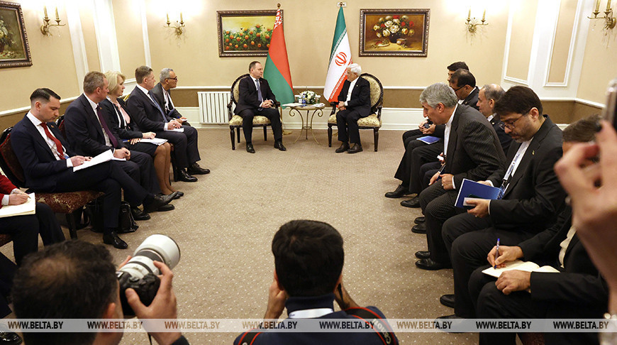 Belarusian PM meets with first vice president of Iran