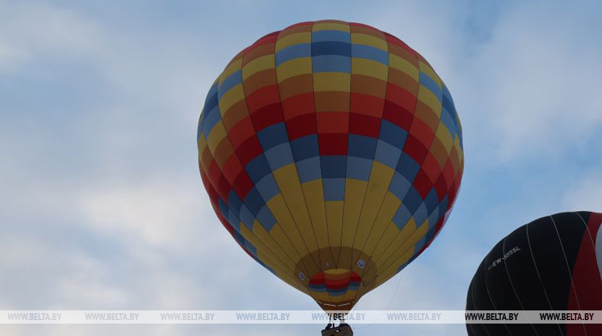 Hot-air balloons launched in Minsk 
  
 