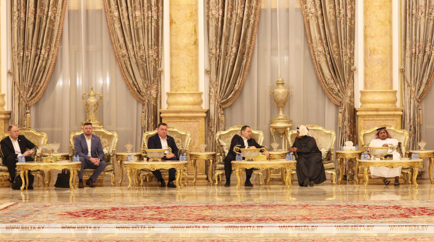 Belarusian PM meets with members of Qatar's ruling family