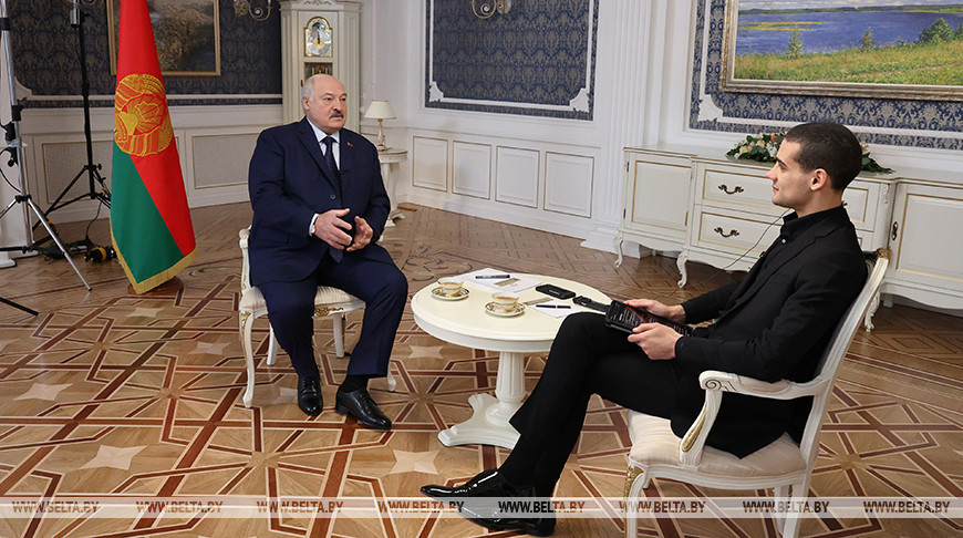 Lukashenko gives interview to U.S. blogger Mario Nawfal