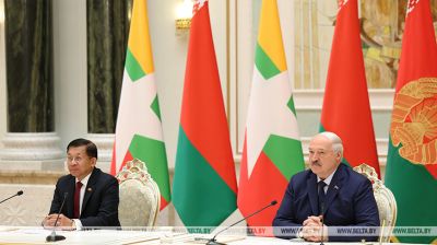  Belarus-Myanmar summit talks in Minsk 
   