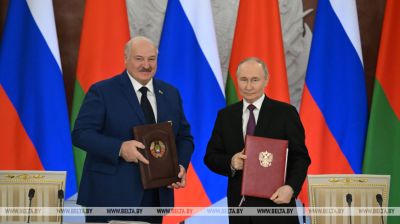 Lukashenko, Putin sign joint statement