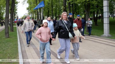 Belarusians celebrate Labor Day
