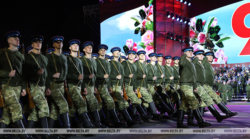 Rehearsal for Victory Day parade in Minsk