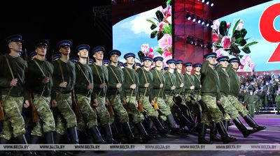 Rehearsal for Victory Day parade in Minsk