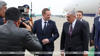 Belarusian PM arrives in Azerbaijan
   